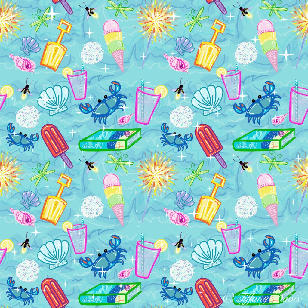 Beachy references with a beach read